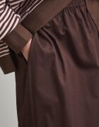 Medicine пола от памук кафява с изчистена шарка