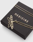Medicine Позлатено сребърно колие