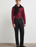Medicine риза мъжка от памук бордо