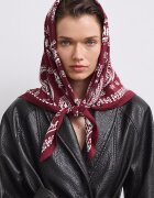 Medicine шал тип кърпа дамски от вискоза бордо