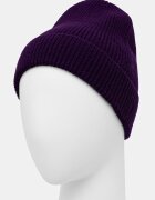 Medicine шапка beanie дамска от мериносова вълна виолетова