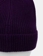 Medicine шапка beanie дамска от мериносова вълна виолетова