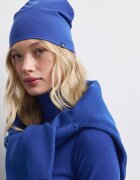 Medicine шапка beanie дамска от памучна материя синя