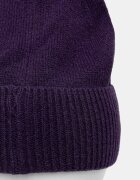 Medicine шапка beanie дамска от вълна виолетова