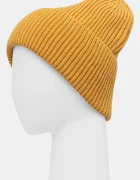 Medicine шапка beanie дамска с вискоза жълта