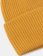 Medicine шапка beanie дамска с вискоза жълта