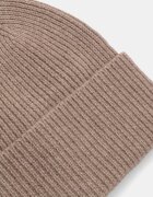 Medicine шапка beanie мъжка от мериносова вълна бежова