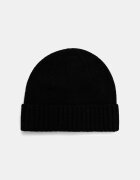 Medicine шапка beanie мъжка от мериносова вълна черна