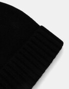 Medicine шапка beanie мъжка от мериносова вълна черна
