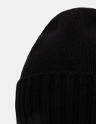 Medicine шапка beanie мъжка от мериносова вълна черна