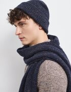 Medicine шапка beanie мъжка с вълна тъмносиня