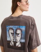 Medicine уголемена тениска дамска от памук кафява