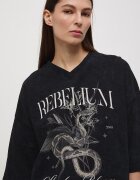 Medicine уголемена тениска дамска памучна сива