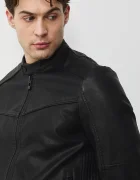 Medicine Яке тип biker в черно преходен модел