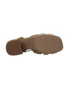 Mexx сандали с дебел ток TOBIE NICKY Heeled sandal кафяви MI001603061W-01