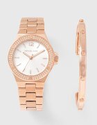 Michael Kors Часовник и гривна в златисто