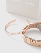 Michael Kors Часовник и гривна в златисто