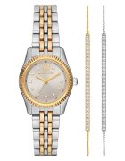 Michael Kors Часовник и гривни в сребристо MK4815SET