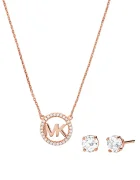 Michael Kors Колие и обици от сребро със златно покритие