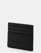 Michael Kors Кожен калъф за карти в черно 39R6SHDD2L