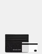 Michael Kors Кожен калъф за карти в черно 39R6SHDD2L