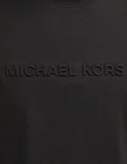 Michael Kors Памучна тениска в черно с апликация CF4529H1V2