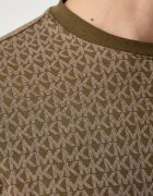 Michael Kors тениска мъжка от памук зелена CS5529A5KS