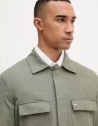Michael Kors яке тип риза мъжко с добавена вълна зелено MK0SB01201
