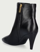 Michael Michael Kors боти с тънък ток дамски от кожа Daniela Heeled Bootie черни 40F6DNME5L.001