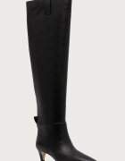 Michael Michael Kors ботуши под коляното дамски Daniela Kitten Boot черни 40F6DNMB5L.001