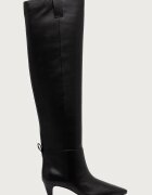 Michael Michael Kors ботуши под коляното дамски Daniela Kitten Boot черни 40F6DNMB5L.001