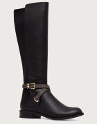 Michael Michael Kors ботуши под коляното дамски Rachel Flat Boot черни 40F6RCFB6L.007