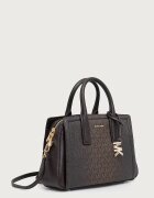 Michael Michael Kors чанта crossbody дамска от имитация на кожа LAILA кафява 30F6G9IS1B