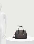 Michael Michael Kors чанта crossbody дамска от имитация на кожа LAILA кафява 30F6G9IS1B