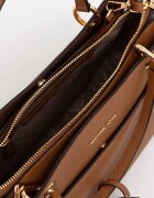 Michael Michael Kors чанта crossbody дамска от имитация на кожа May кафява 30T6GX5L8B