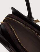 Michael Michael Kors чанта тип багета дамска от велур LAILA кафява 30T6A9IT0S