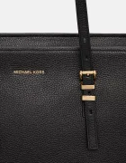 Michael Michael Kors Кожена чанта QUINN в черно 30T5GQNT9L