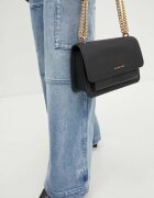 Michael Michael Kors Кожена чанта в черно 30T4GC7L3T