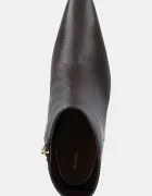 Michael Michael Kors Кожени боти Elise в кафяво с дебел ток 40T5ELME5L.251