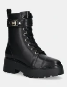 Michael Michael Kors Кожени кубинки Mandy в черно с платформа 40T5MAFE5L.001