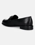 Michael Michael Kors Кожени мокасини Dina Loafer в черно с равна подметка 40R6DIFP1L.001