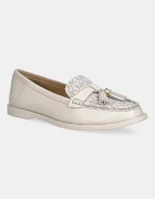 Michael Michael Kors Кожени мокасини Kiernan Loafer в бежово с равна подметка 40T4KRFP1B.289