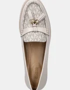 Michael Michael Kors Кожени мокасини Kiernan Loafer в бежово с равна подметка 40T4KRFP1B.289