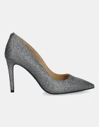 Michael Michael Kors Кожени обувки с тънък ток Alina в сребристо 40F5HNHP1M.041