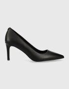 Michael Michael Kors Кожени обувки с висок ток Alina в черно 40F2HNMP2L