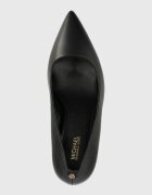 Michael Michael Kors Кожени обувки с висок ток Alina в черно 40F2HNMP2L