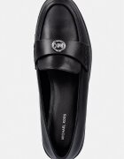 Michael Michael Kors лоуфъри дамски от кожа Jaelyn Lug Loafer черни 40T6JLFP1L.001