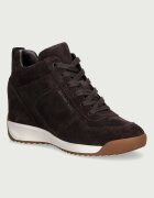Michael Michael Kors Nikko S2 Wedge Trainer маратонки дамски от велур кафяви 43F6NKFS1S.251