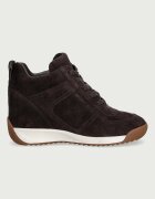 Michael Michael Kors Nikko S2 Wedge Trainer маратонки дамски от велур кафяви 43F6NKFS1S.251