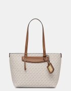 Michael Michael Kors шопинг чанта дамска от имитация на кожа бежова 30S6GTVT2B